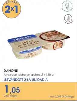Supermercados Plaza DANONE Arroz con leche sin gluten oferta
