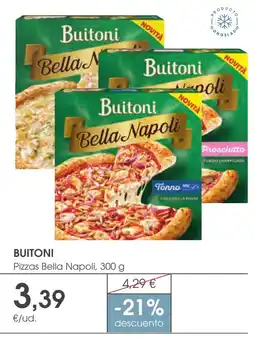 Supermercados Plaza BUITONI Pizzas Bella Napoli oferta