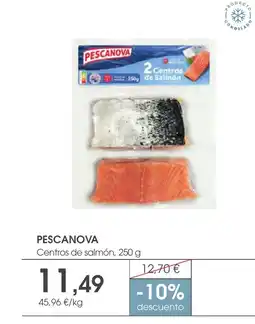 Supermercados Plaza PESCANOVA Centros de salmón oferta