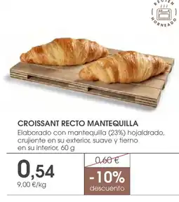 Supermercados Plaza Croissant recto mantequilla oferta