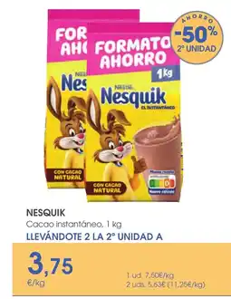 Supermercados Plaza NESQUIK Cacao instantáneo oferta