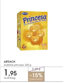 Supermercados Plaza ARTIACH Galletas princesa oferta
