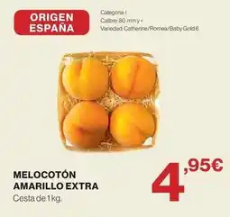 Hipercor Origen - melocoton amarillo extra oferta