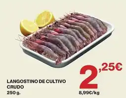 Supercor Langostino de cultivo crudo oferta