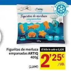 Artic - figuritas de merluza empanadas