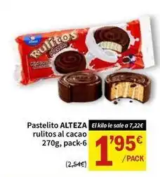 SPAR Alteza - pastelito oferta