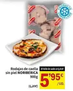 SPAR Noriberica - rodajas de caella sin piel oferta