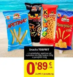 SPAR Tosfrit - snacks oferta
