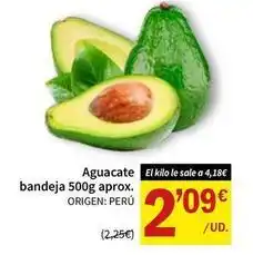 SPAR Origen - aguacate bandeja 500g aprox oferta