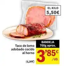 SPAR Taco de lomo adobado cocido al horno oferta