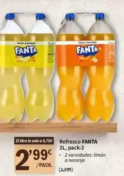 SPAR Fanta - refresco 2l pack-2 oferta