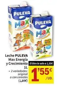 SPAR Puleva - leche max energia y crecimiento oferta