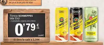 SPAR Schweppes - tonica oferta