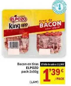 SPAR Elpozo - bacon en tiras oferta