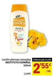 SPAR Instituto español - locion piernas cansadas oferta