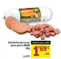 SPAR Spar - salchicha de carne para perro oferta