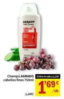 SPAR Agrado - champú oferta