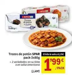 SPAR Spar - trozos de potón oferta