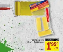 SPAR Rodillo espuma + 2 recambios oferta