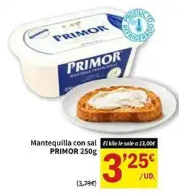 SPAR Primor - mantequilla con sal oferta