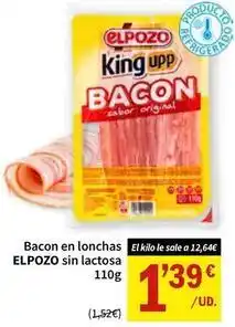 SPAR Elpozo - bacon en lonchas sin lactosa oferta