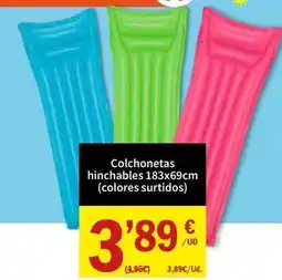 SPAR Colchonetas oferta