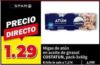 SPAR Spar - migas de atun en aceite de girasol oferta