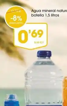 Supermercados Plaza Natura - agua mineral nature oferta
