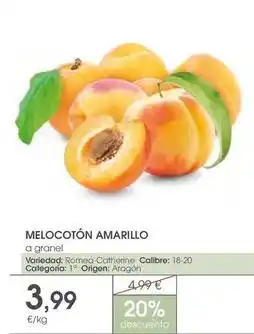 Supermercados Plaza Origen - melocoton amarillo oferta