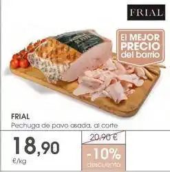 Supermercados Plaza Frial - pechuga de pavo asada oferta