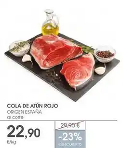 Supermercados Plaza Origen - cola de atún rojo oferta