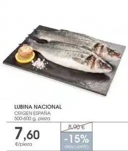 Supermercados Plaza Origen - lubina nacional oferta