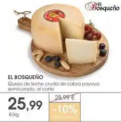 Supermercados Plaza Queso de leche cruda de cabra payoya semicurado oferta