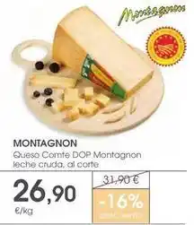 Supermercados Plaza Queso comte dop montagnon leche cruda oferta
