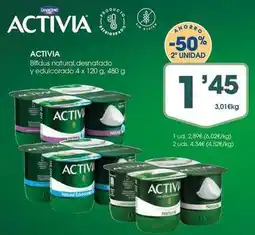 Supermercados Plaza Activia - bifidus natural desnatado y eaulorado oferta