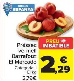 Carrefour Carrefour el mercado - melocoton rojo oferta