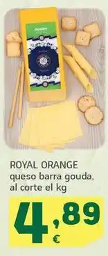 HiperDino Royal orange - queso barra gouda oferta