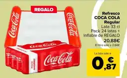 Carrefour COCA COLA Refresco Regular oferta