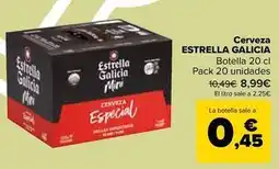 Carrefour Estrella galicia - cerveza oferta