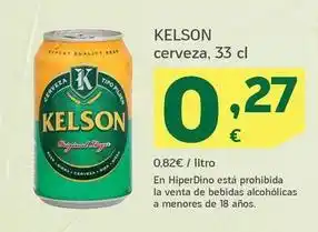 HiperDino Kelson - cerveza oferta