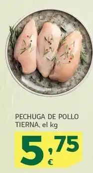 HiperDino Pechuga de pollo tierna oferta