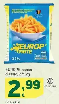 HiperDino Europe - papas classic oferta