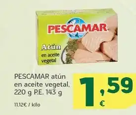 HiperDino Pescamar - atun en aceite vegetal oferta