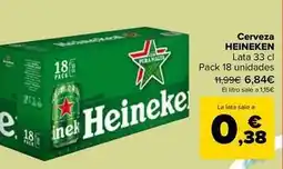 Carrefour HEINEKEN Cerveza oferta