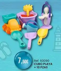 Afede Cubo playa + 10 pzas oferta