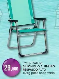 Afede Sillón fijo aluminio respaldo alto oferta