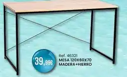 Afede Mesa madera+hierro oferta