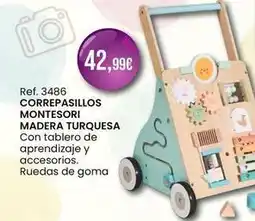 Afede Correpasillos montesori madera turquesa oferta