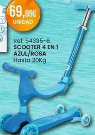 Afede Scooter 4 en 1 azul/rosa oferta