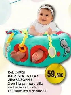 Afede Play - baby seat & play jirafa sophie oferta
